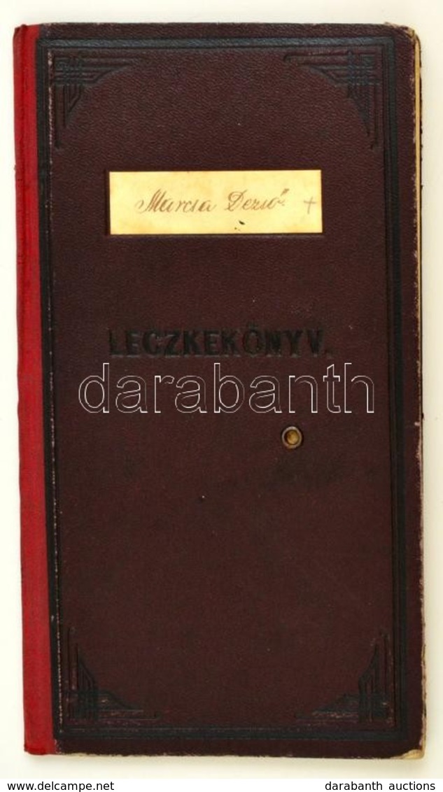 1925-1928 A Pécsi M. Kir. Erzsébet-Tudományegyetem Jogászhallgatójának Leckekönyve, Az Egyetem Tanárainak, Pl.: Dr. Holu - Unclassified