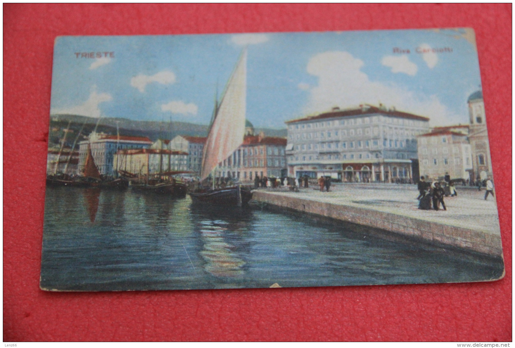 Trieste Riva Carciotti 1910 Animata - Other & Unclassified