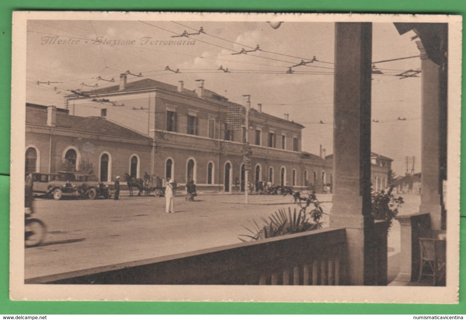 Mestre Stazione Ferrovia Treni Vigile Old Foto Prima Metà Anni 20 - Venezia (Venice)