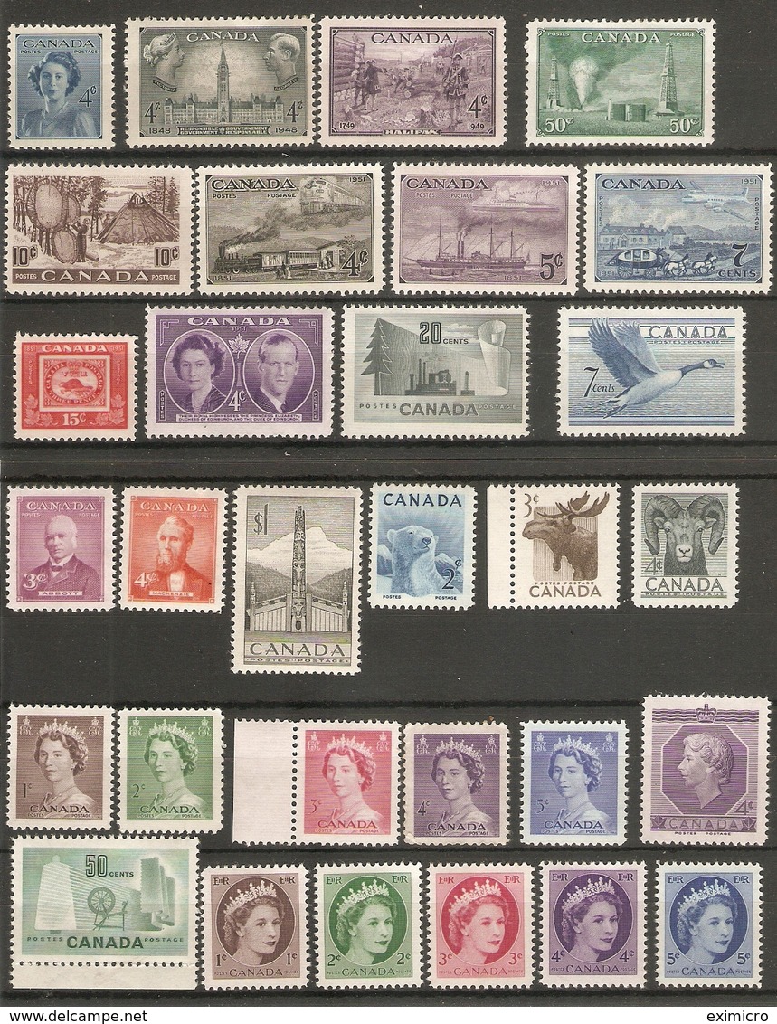 CANADA 1947 - MID/LATER QEII MINT COLLECTION ~ MUCH UNMOUNTED MINT SEEN!! - Collections