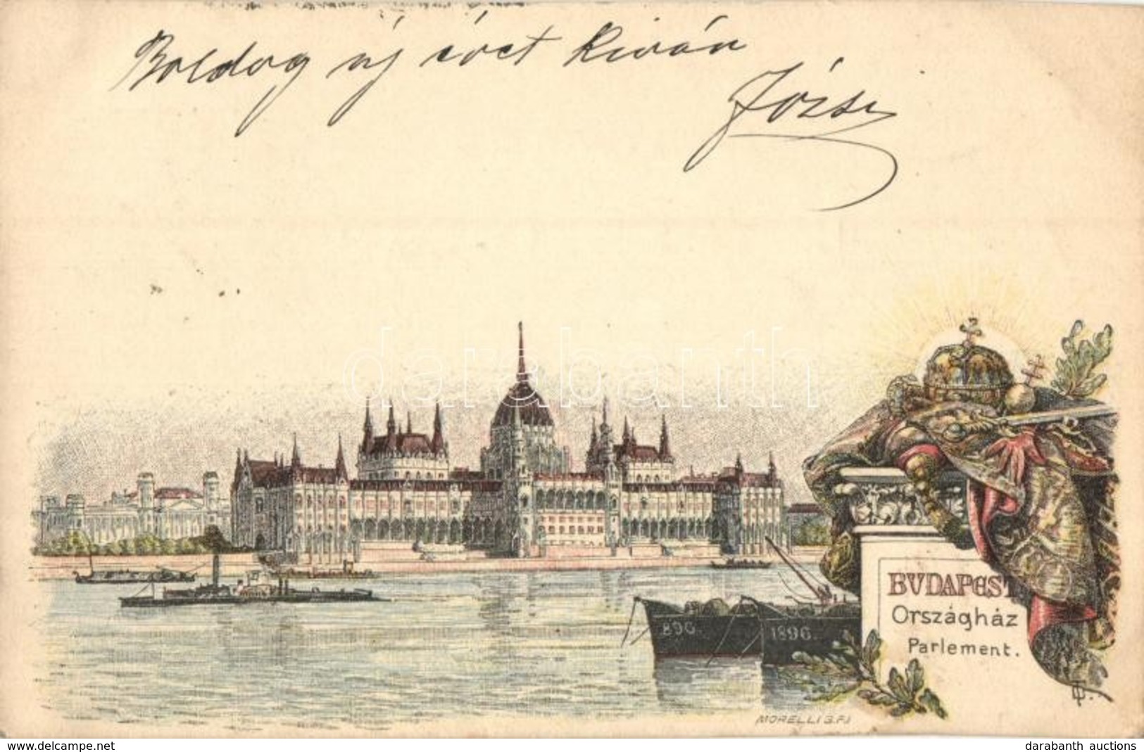 T2 1899 Budapest V. Országház, Parlament. Ezredéves Országos Kiállítás 2 Kr. Ga. S: Morelli - Non Classés