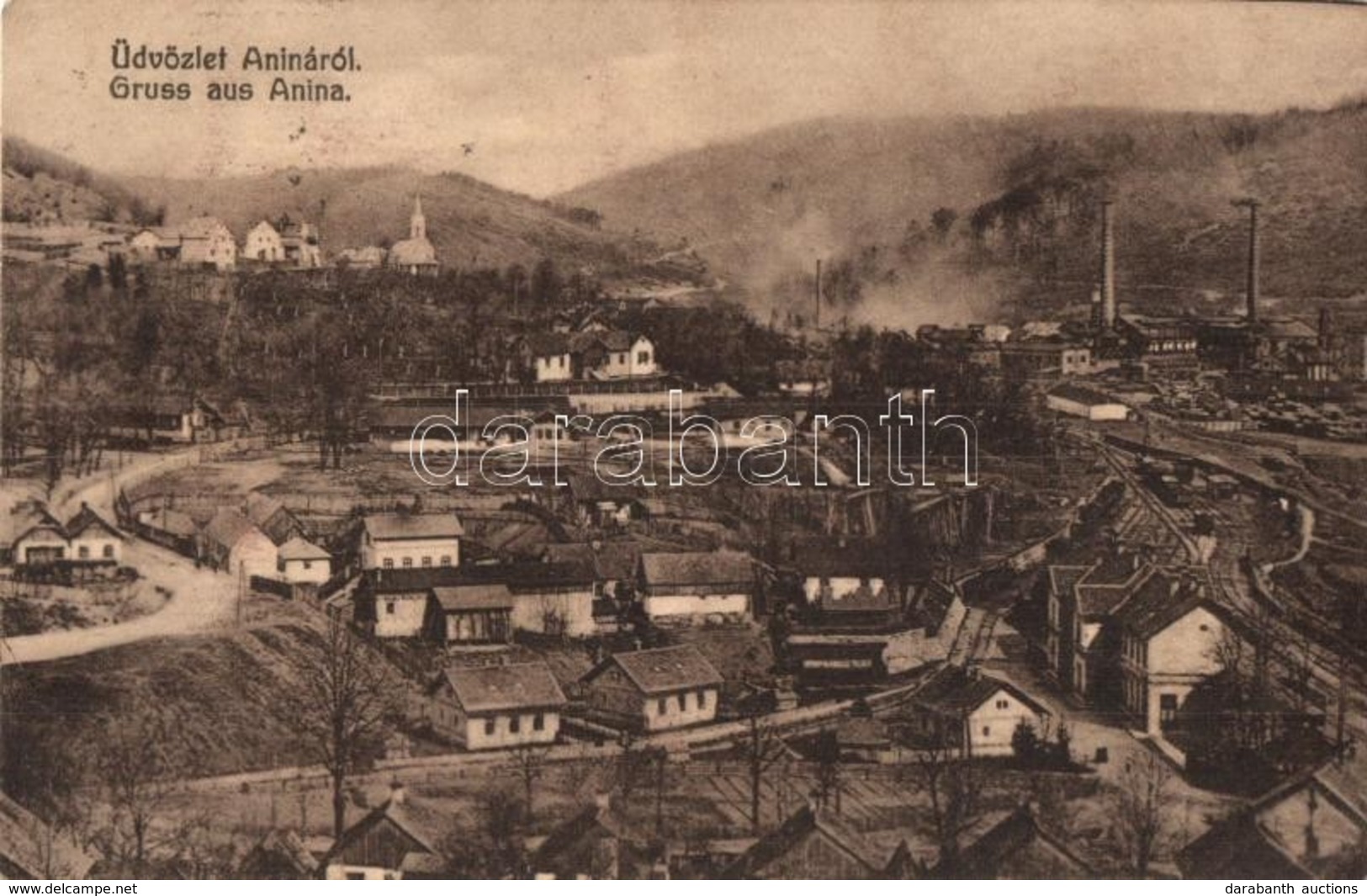 T2/T3 Anina, Stájerlakanina, Steierdorf, Staier; Vasgyár és A Falu, Iparvasút. Julius Engelmann Kiadása / Iron Works And - Sin Clasificación