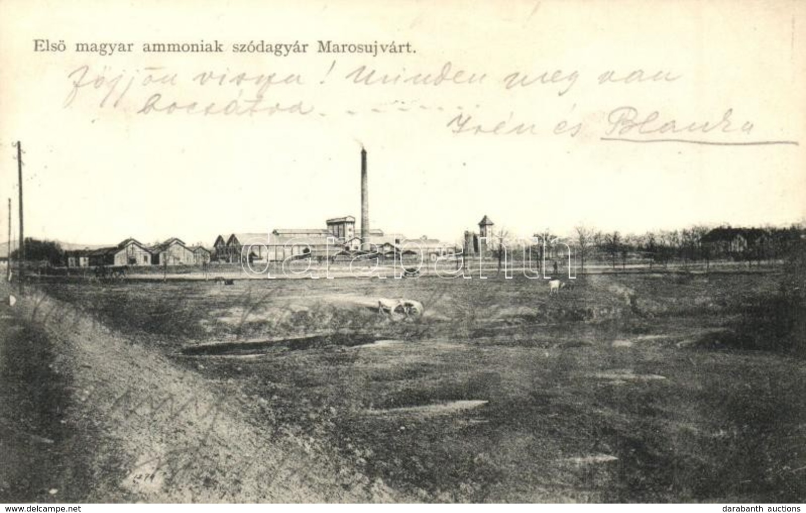 T2 Marosújvár, Ocna Mures; Els? Magyar Ammóniak Szódagyár / First Hungarian Ammonia Soda Factory / Soda-Fabrik - Sin Clasificación