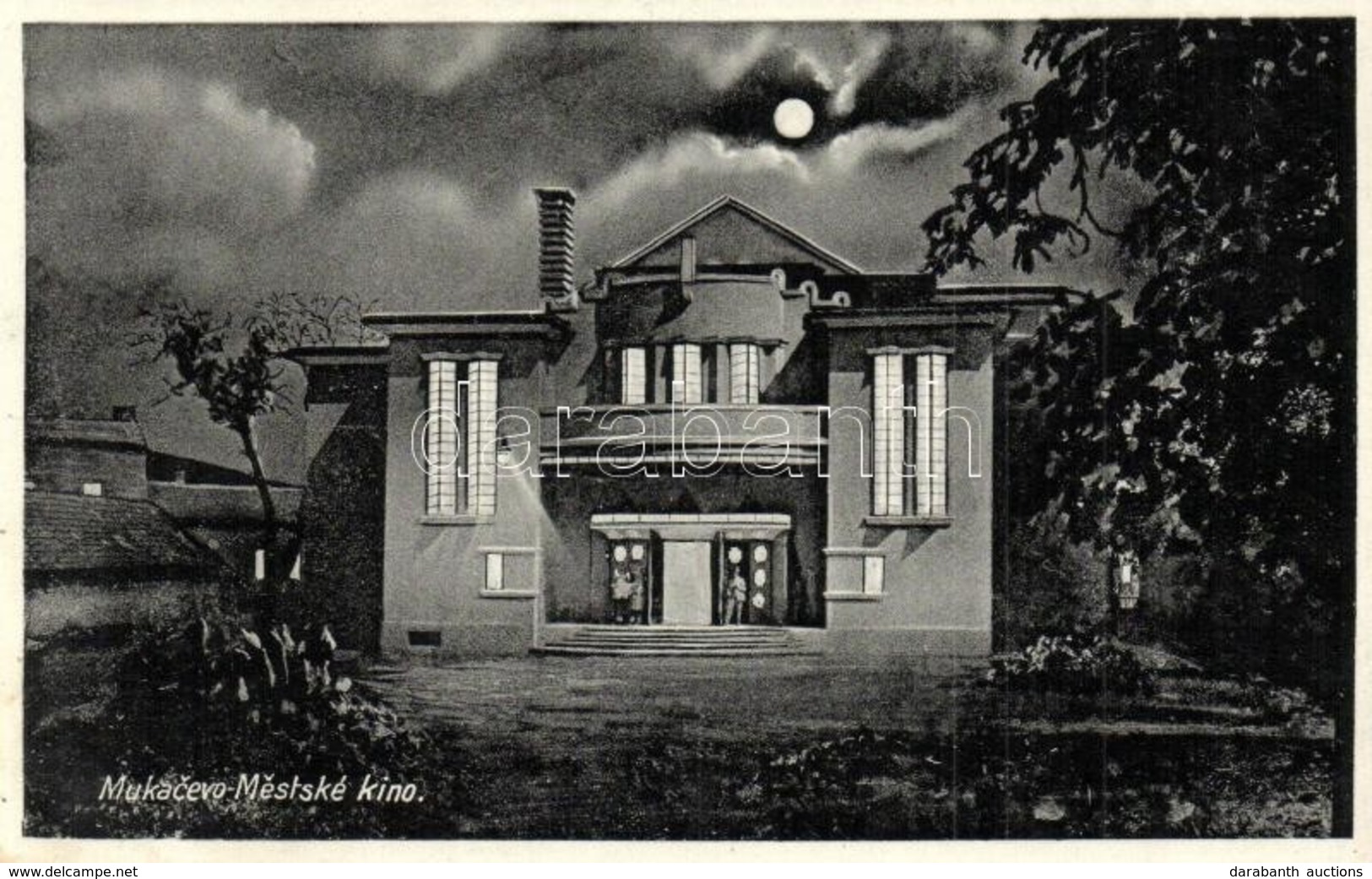 T2/T3 Munkács, Mukacevo, Mukacheve; Városi Mozi / Mestské Kino / City Cinema  '1938 Munkács Visszatért' So. Stpl - Unclassified