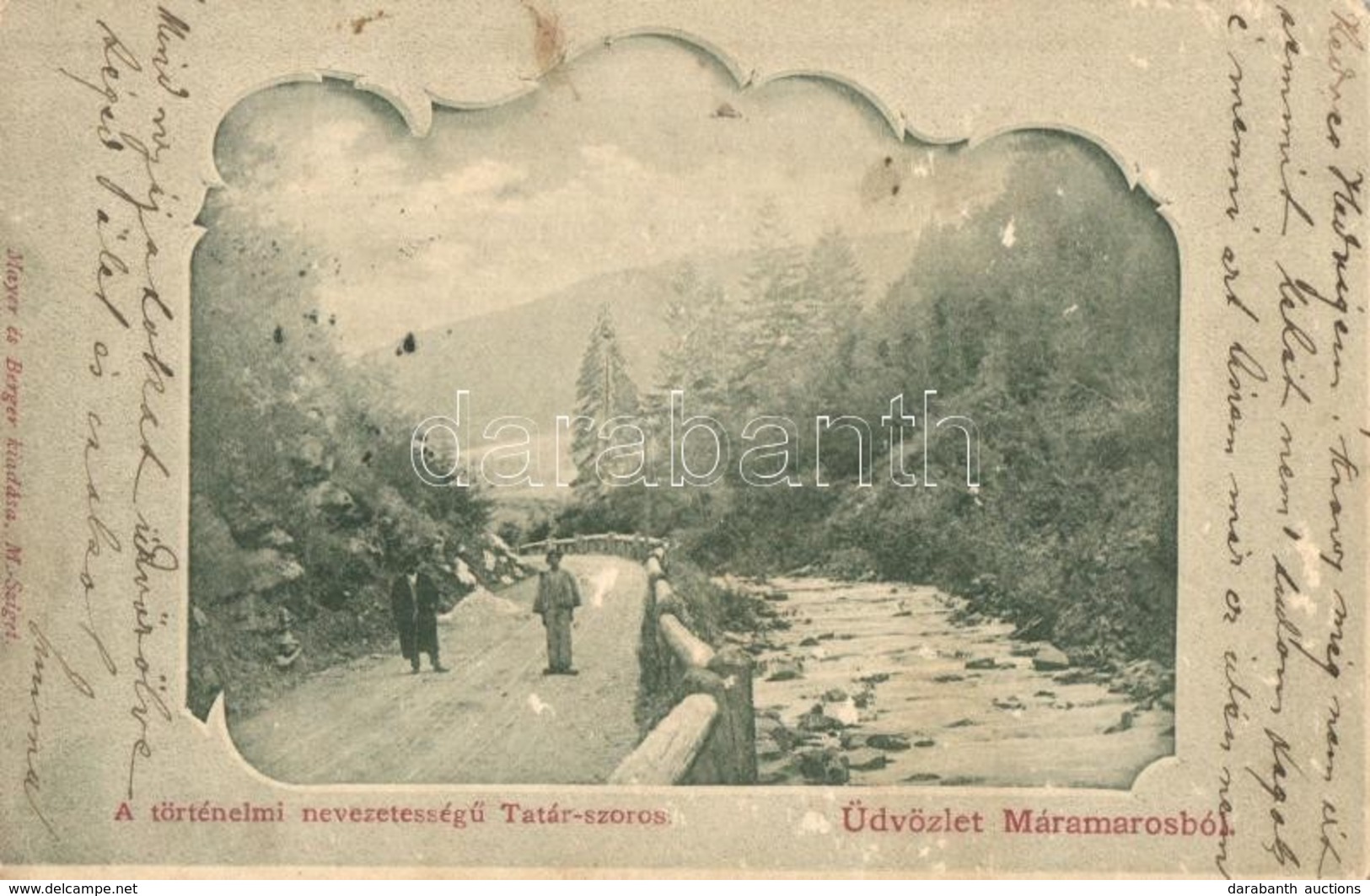 T2/T3 Tatár-hágó, Tatár-szoros, Yablonitsky Pass (Máramaros); Art Nouveau (kis Szakadás / Small Tear) - Sin Clasificación