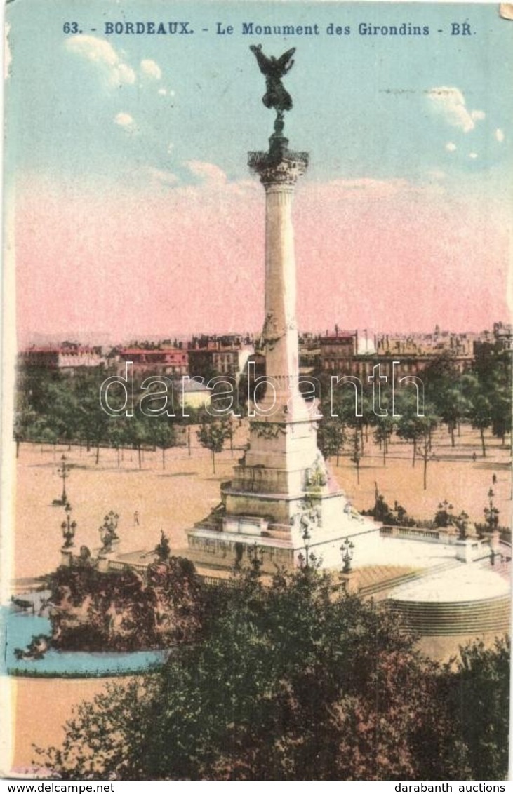 ** T2 Bordeaux, Le Monument Des Girondins / Monument - Unclassified