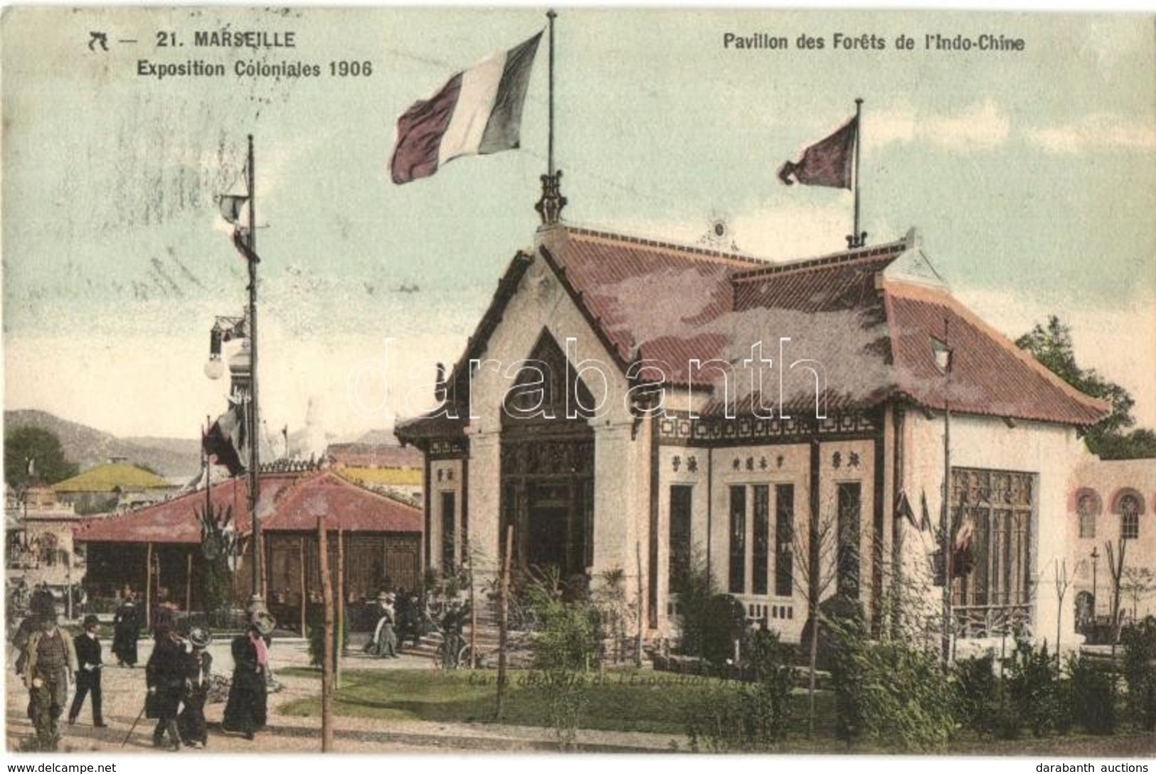 T3 1906 Marseille, Exposition Coloniale, Pavillon Des Forets De L'Indo-Chine / Colonial Exposition, Indo-Chinese Pavilio - Unclassified