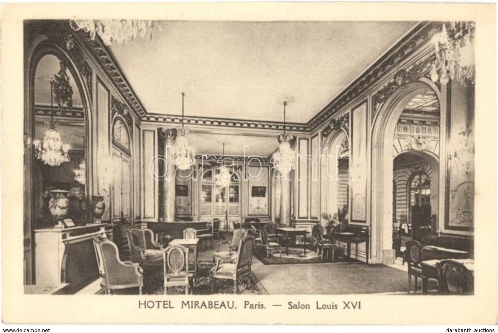 * T2 Paris, Hotel Mirabeu, Salon Louis XVI, Intérior / Hotel, Interior - Non Classés