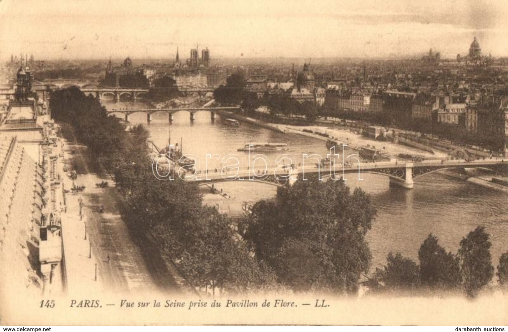 T2 Paris, Vue Sur La Seine Prise Du Pavillon De Flore / River, Bridge - Non Classés