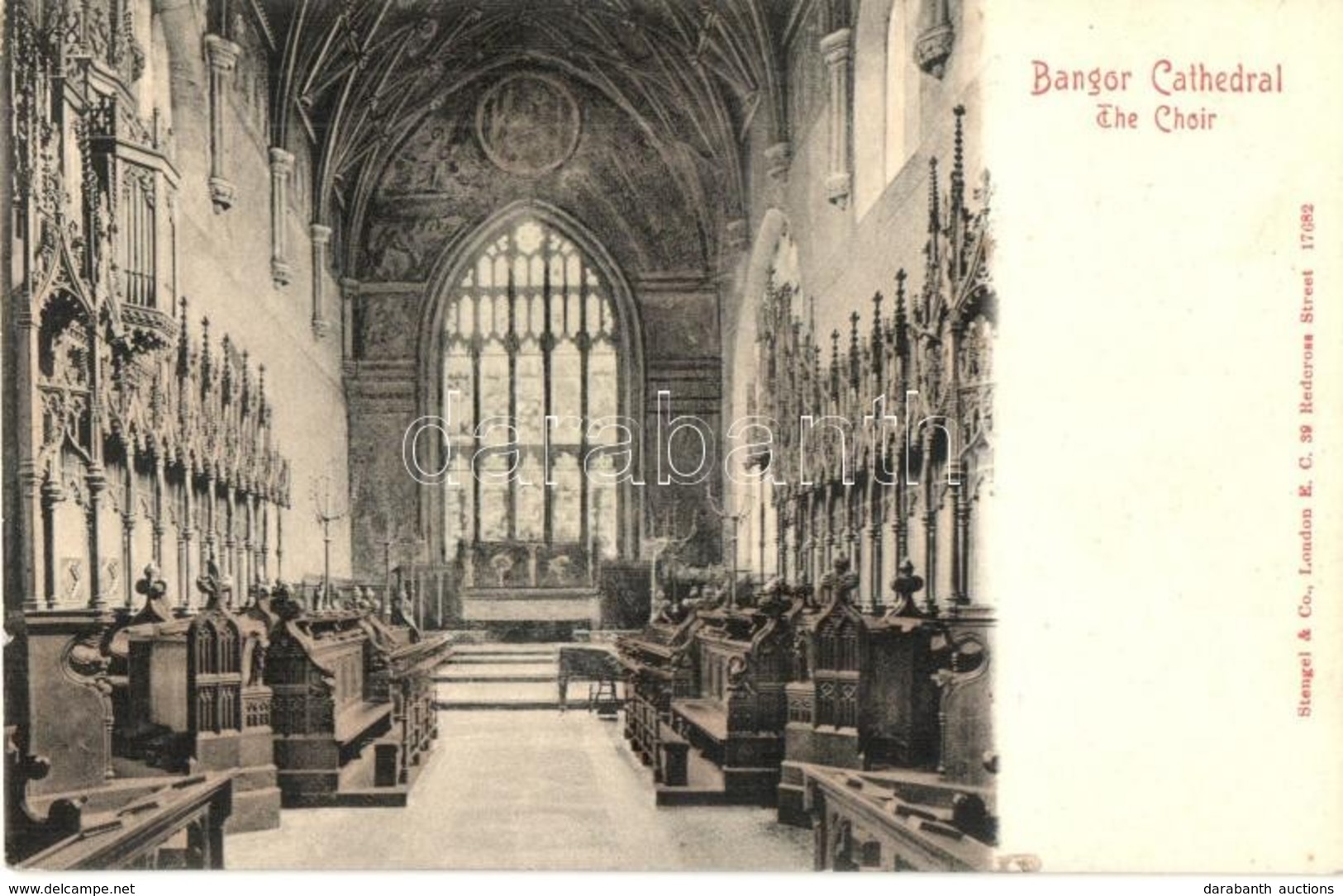 T2/T3 Bangor, Cathedral, The Choir, Interior - Non Classés