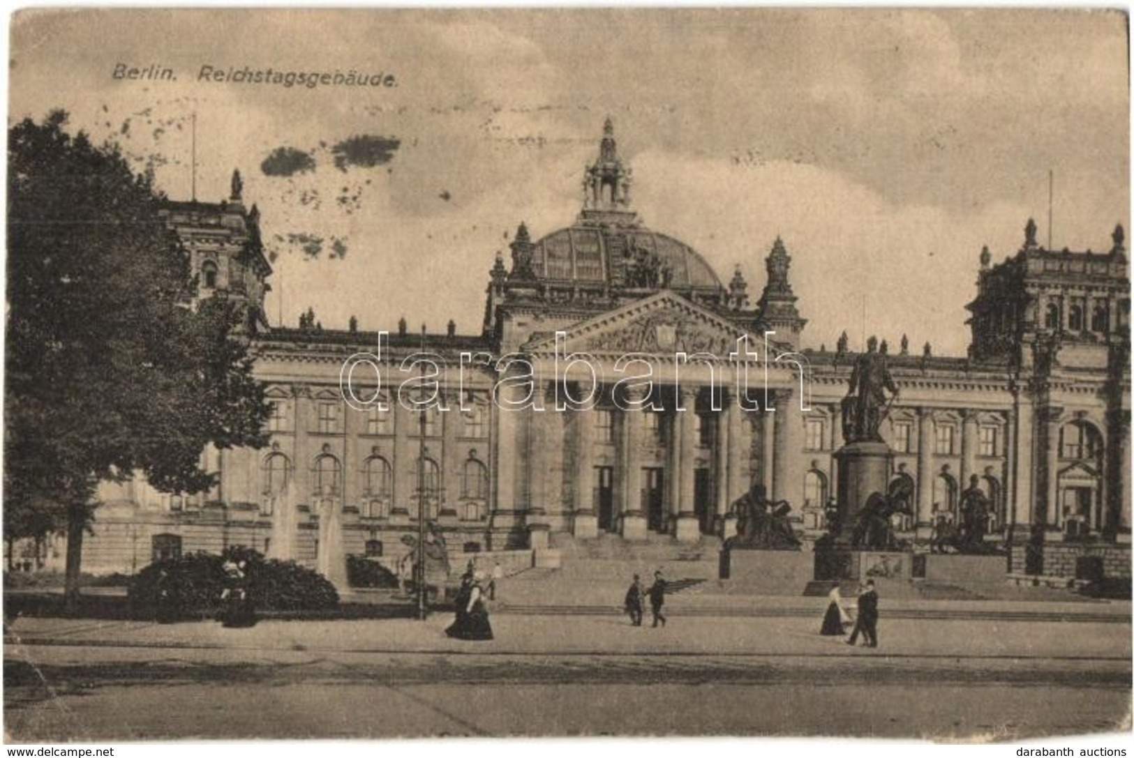 T4 Berlin, Reichstagsgebaude / Reichstag Building, Statue (vágott / Cut) - Unclassified