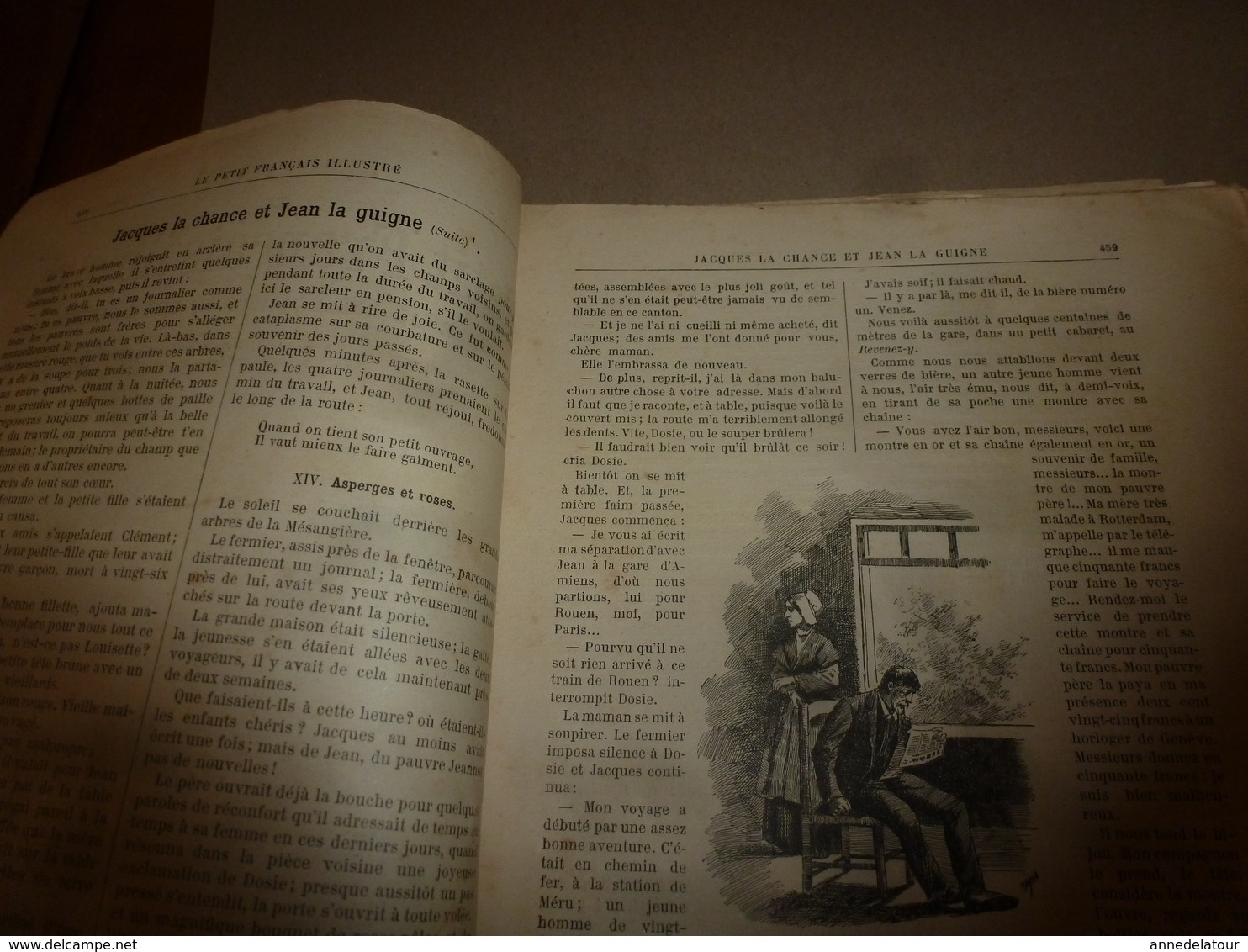 1890 Le Petit Français illustré :Le chêne géant d'Allonville;Les passe-volants punis de mort ou ont le nez coupé;etc