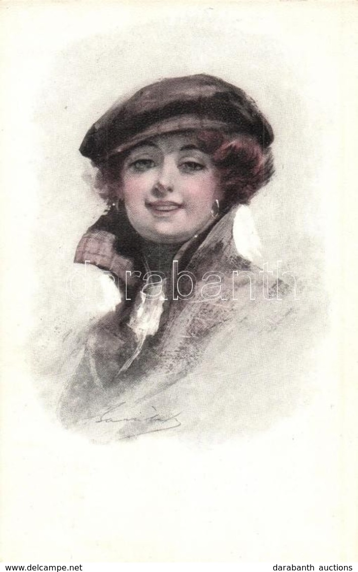 ** T2 Lady With Hat, NH 15642. Signed By Artist - Non Classificati