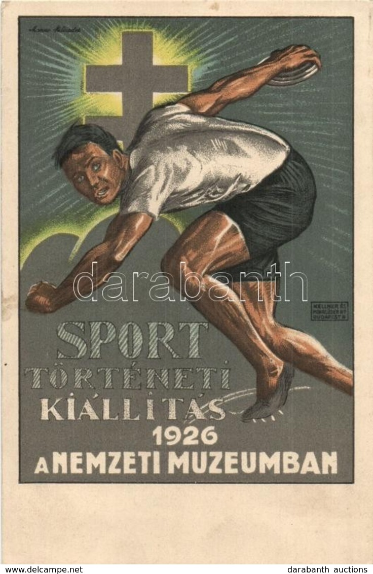 ** T1/T2 1926 Sporttörténeti Kiállítás, Nemzeti Múzeum, Reklám; Kellner és Mohrlüder Rt. / Sports History Exhibition, Na - Non Classés