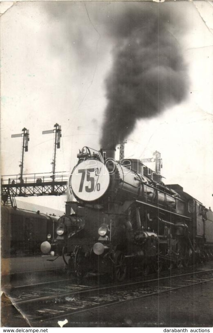 T3 1941 Debrecen, 424-es G?zmozdony / Hungarian Locomotive, Photo (EB) - Sin Clasificación