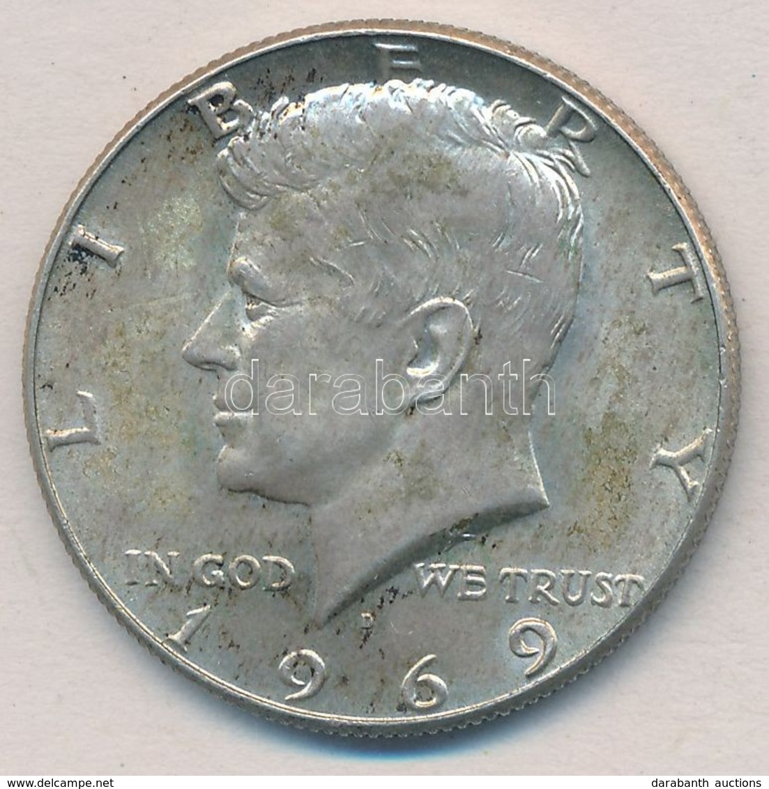 Amerikai Egyesült Államok 1969. 1/2$ Ag 'Kennedy' T:2
USA 1969. 1/2 Dollar Ag 'Kennedy' C:XF - Unclassified