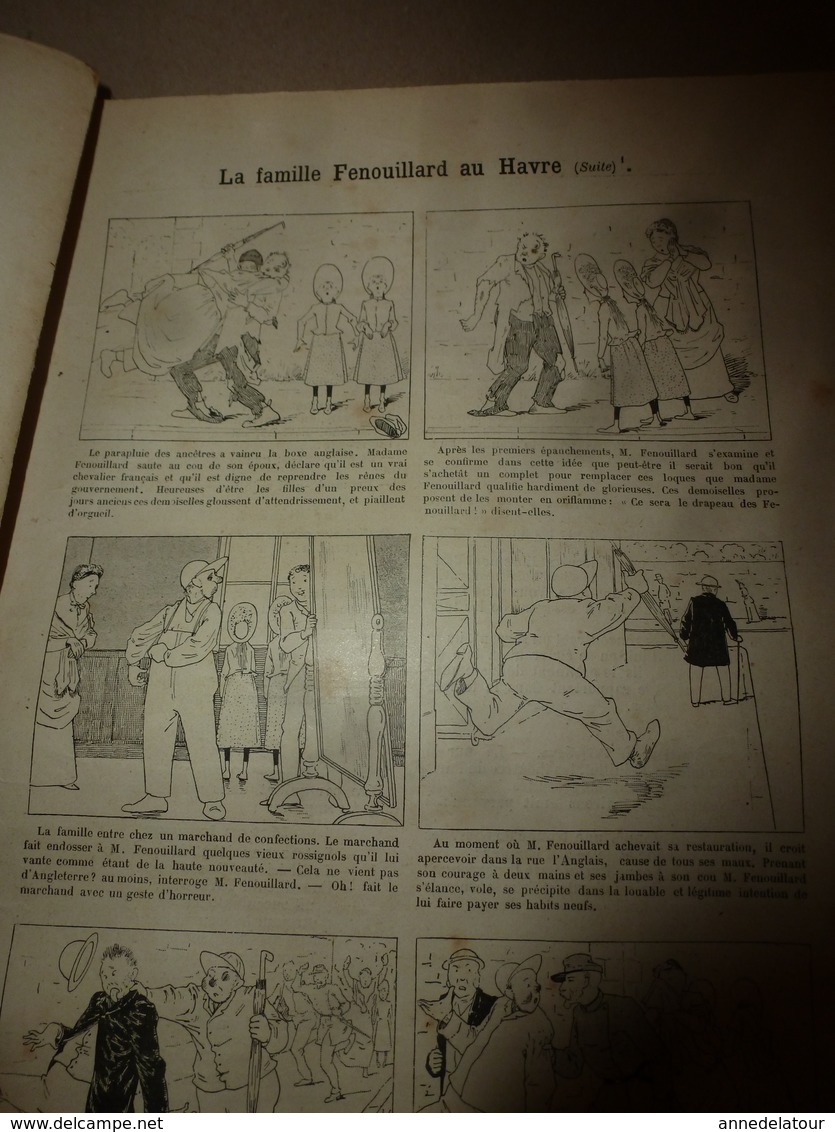 1890 Le Petit Français illustré : La chanson du Rayon de Lune; 180.000 chats embaumés depuis 3000 ans; etc