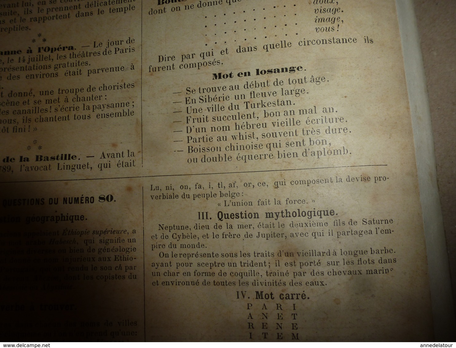 1890 Le Petit Français illustré : La chanson du Rayon de Lune; 180.000 chats embaumés depuis 3000 ans; etc