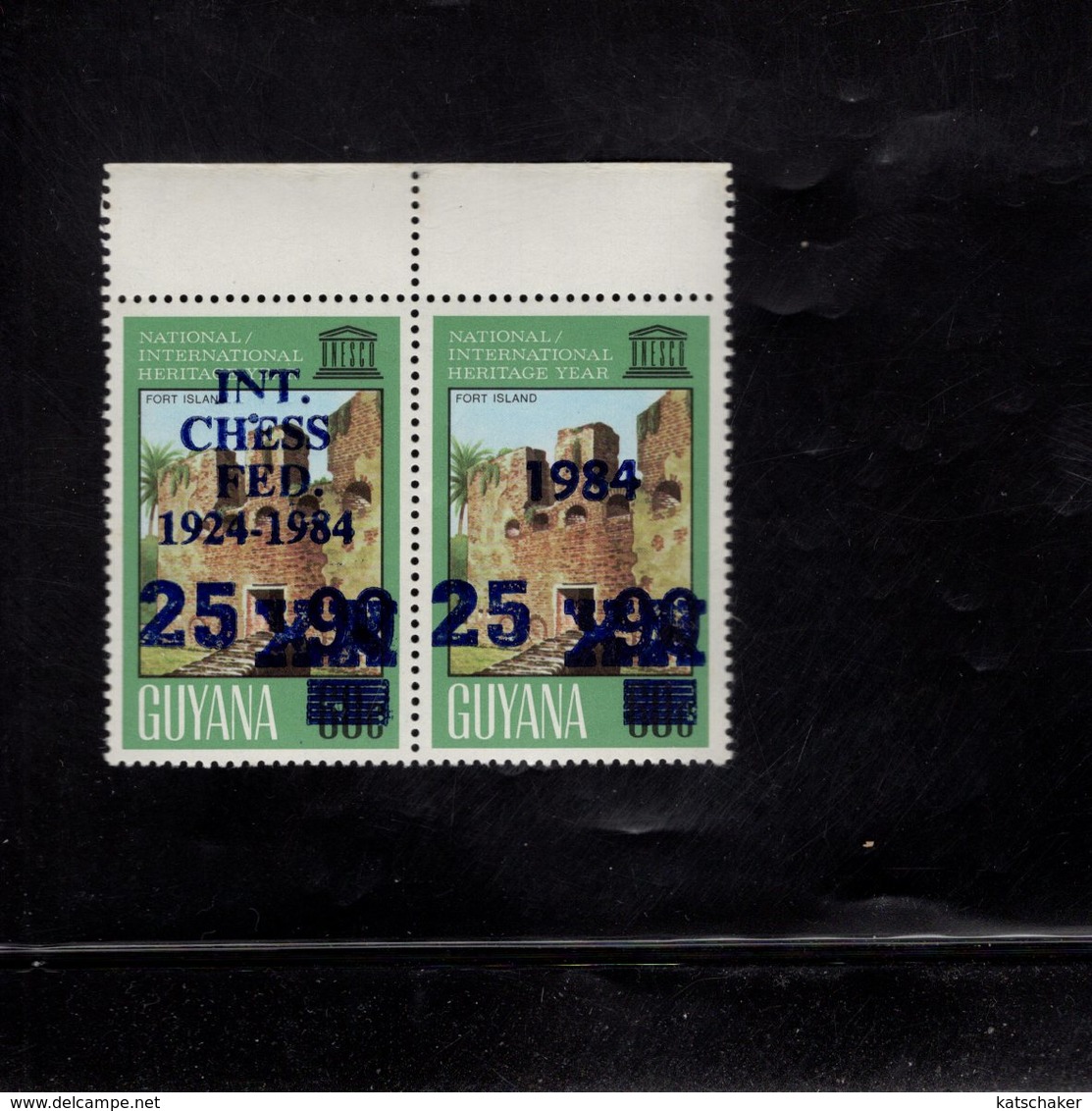 610954582 GUYANA 1984  ** MNH SCHAAK ECHEC CHESS SCHACH SCOTT 764A - Schach