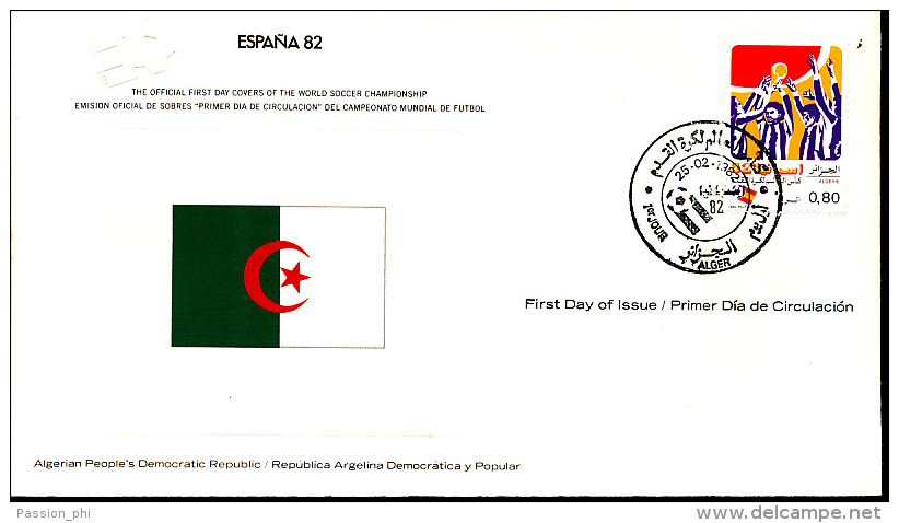 ALGERIE YVERT 753 FDC - Algeria (1962-...)