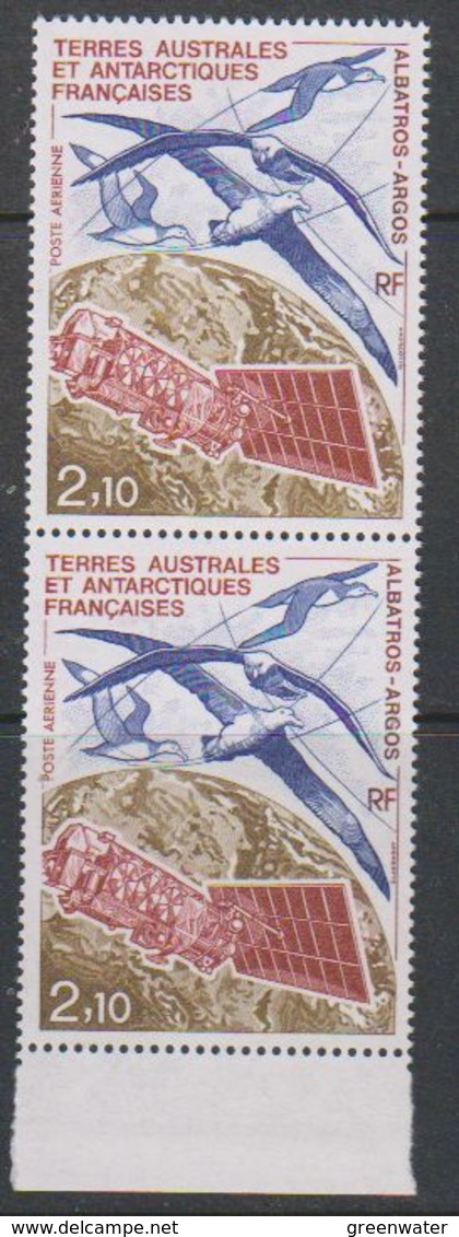 TAAF 1991 Albatros - Argos 1v (pair) ** Mnh (39675A) - Ongebruikt