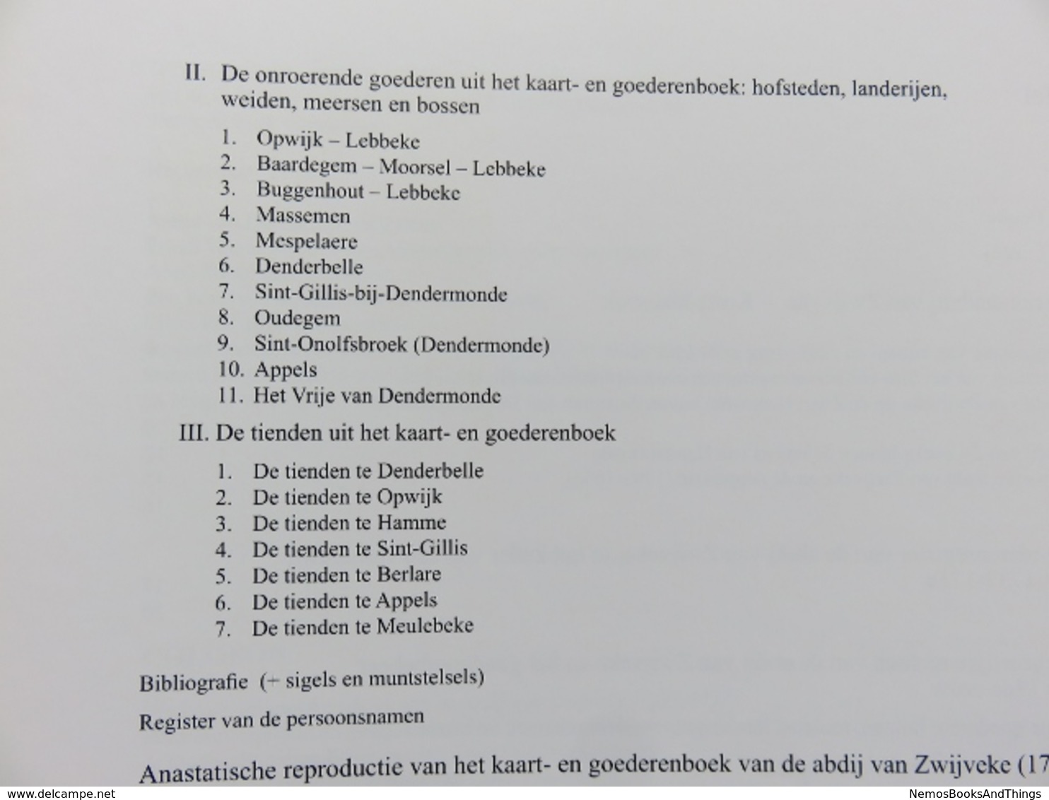 Het kaart- en goederenboek van de abdij van Zwijveke (1737-1738) - Leo Pée - 2012  - Dendermonde