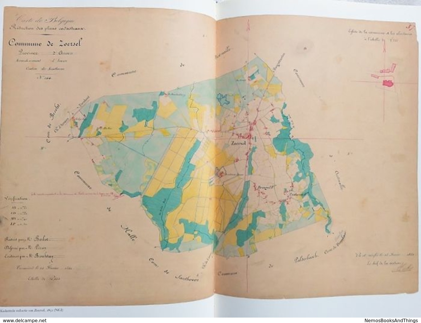 Heemkunde: Kaartboek Van De Sint-Bernardsabdij Hemiksem 1666 - 1671  (cartografie- Sint-bernardusabdij - Bornem ) - Histoire