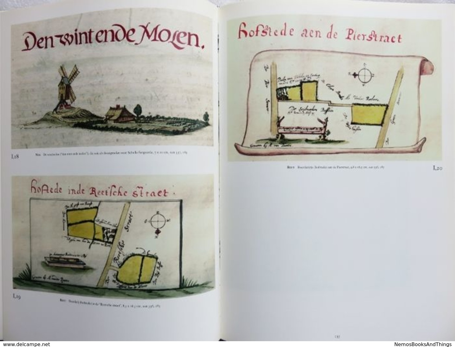 Heemkunde: Kaartboek van de Sint-Bernardsabdij Hemiksem 1666 - 1671  (cartografie- sint-bernardusabdij - bornem )