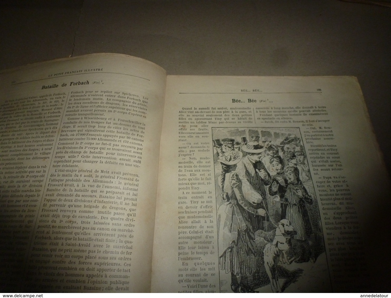 1890 Le Petit Français illustré : Les courses de taureaux en Espagne;  Ce qu'on voit dans une fourmilière ; etc