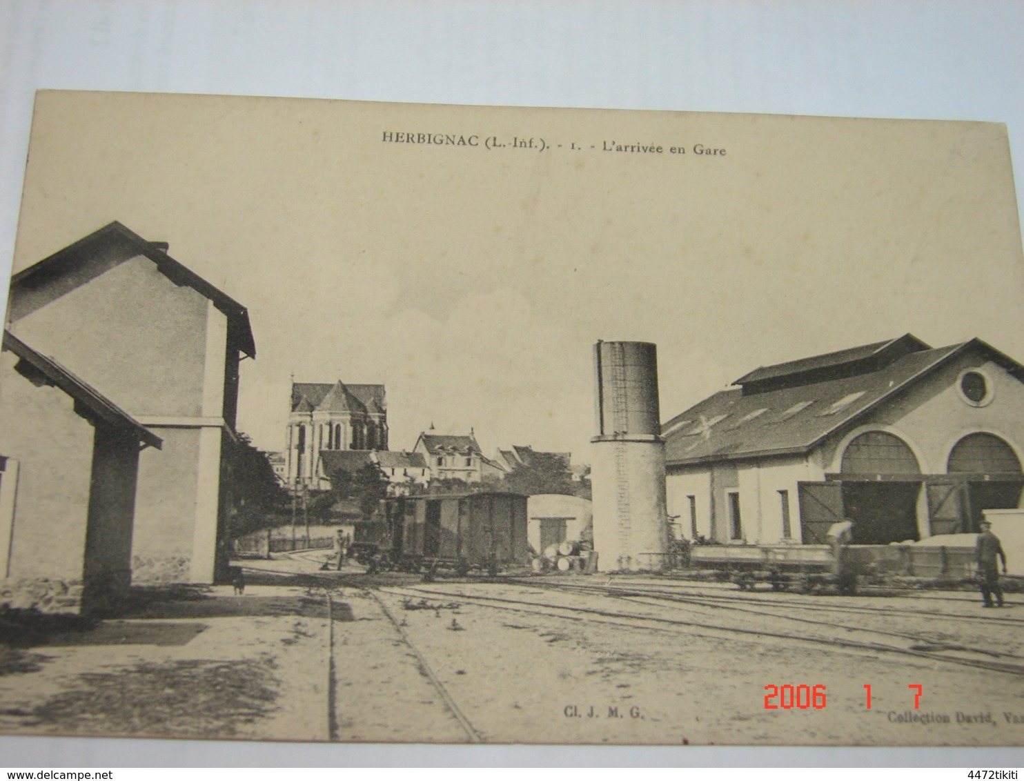 C.P.A.- Herbignac (44) - L'Arrivée En Gare - 1915 - SUP (AK 52) - Herbignac