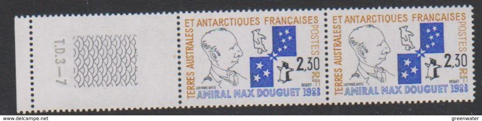 TAAF 1991 Amiral Max Douguet 1v (pair) ** Mnh (39646C) - Ongebruikt