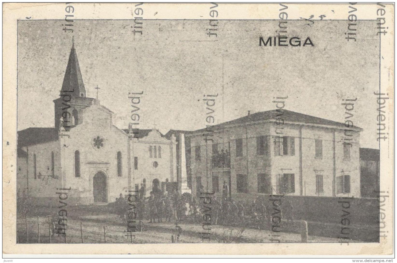 MIEGA Di ALBAREDO D'ADIGE (VERONA) - La Chiesa Con Il Monumeto (animata) - Verona