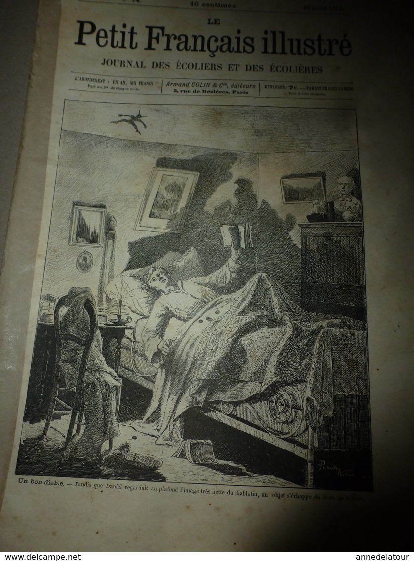 1890 Le Petit Français Illustré : La Rosée; Le Jeune Sauveteur Charles Louis De Suresnes; L'île D'Héligoland; Etc - 1850 - 1899