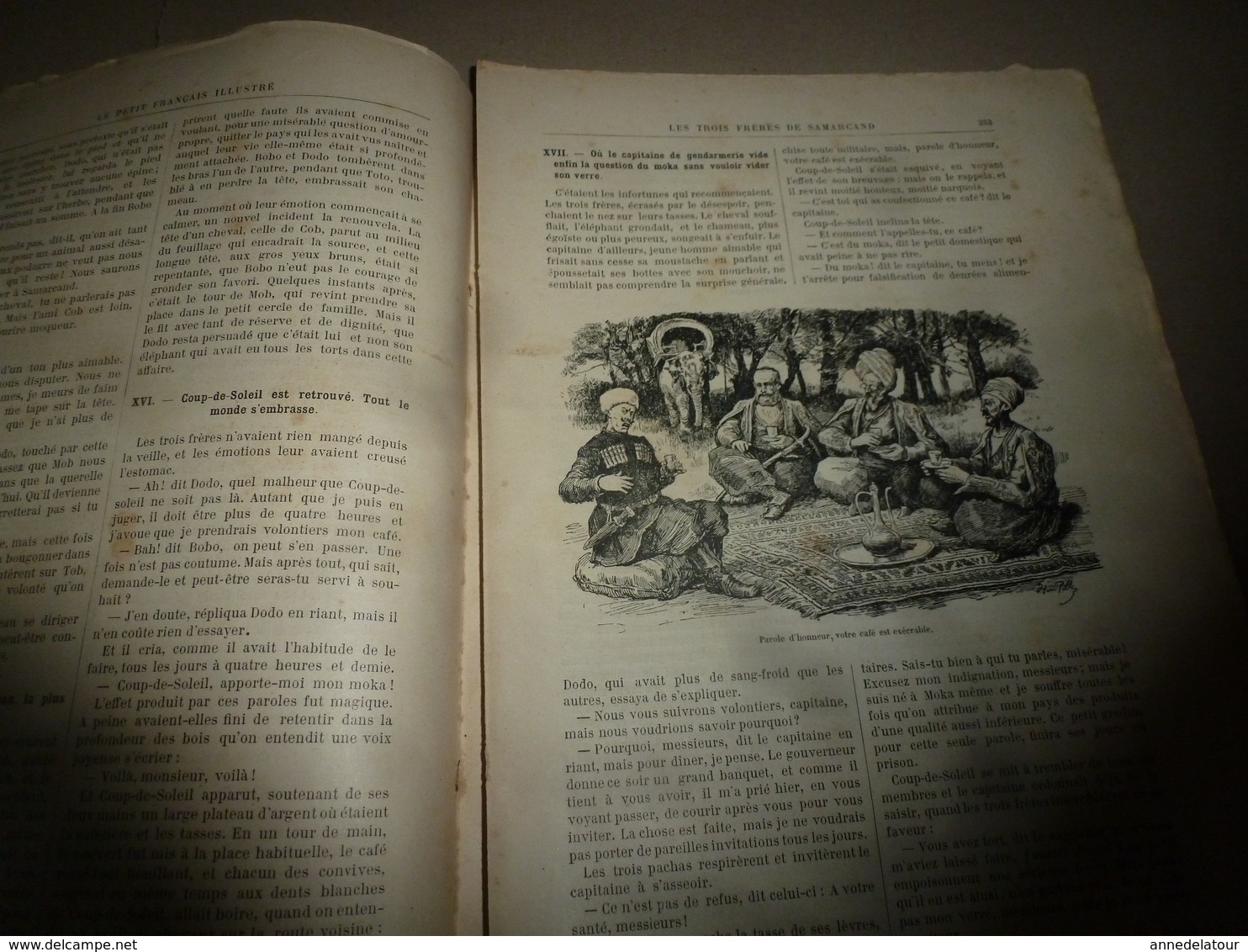 1890 Le Petit Français illustré : La rosée; Le jeune sauveteur Charles Louis de Suresnes; L'île d'Héligoland; etc