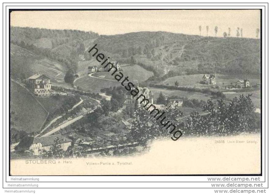 Stolberg - Villen Partie A. Tyrathal Ca. 1900 - Stolberg (Harz)