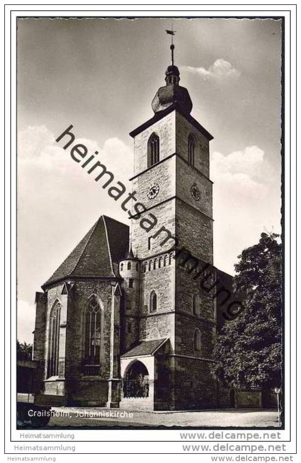 Crailsheim - Johanniskirche - Foto-AK - Crailsheim