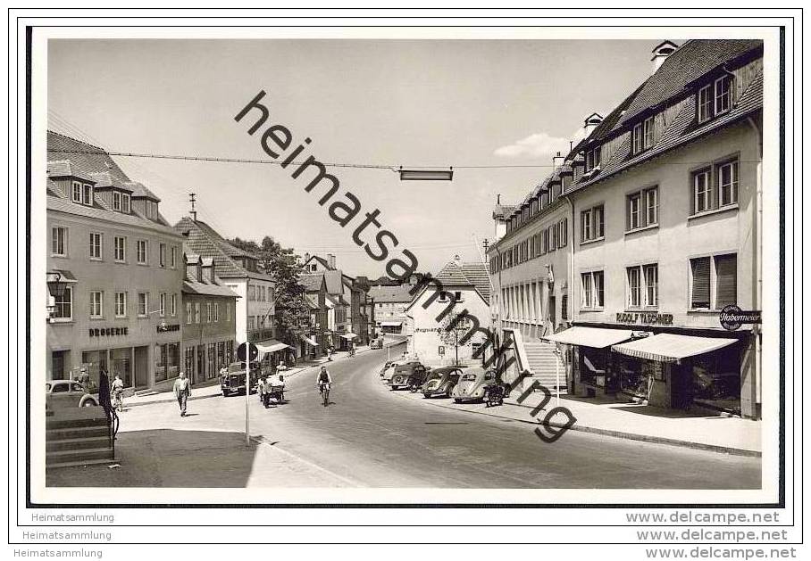 Crailsheim - Wilhelmstrasse - Rudolf Taschner - Foto-AK - Crailsheim