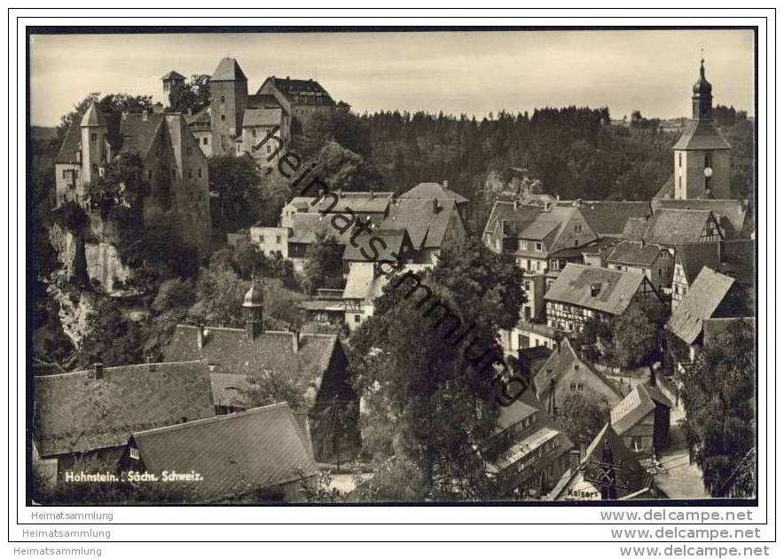 Hohnstein 1957 - Foto-AK - Hohnstein (Saechs. Schweiz)