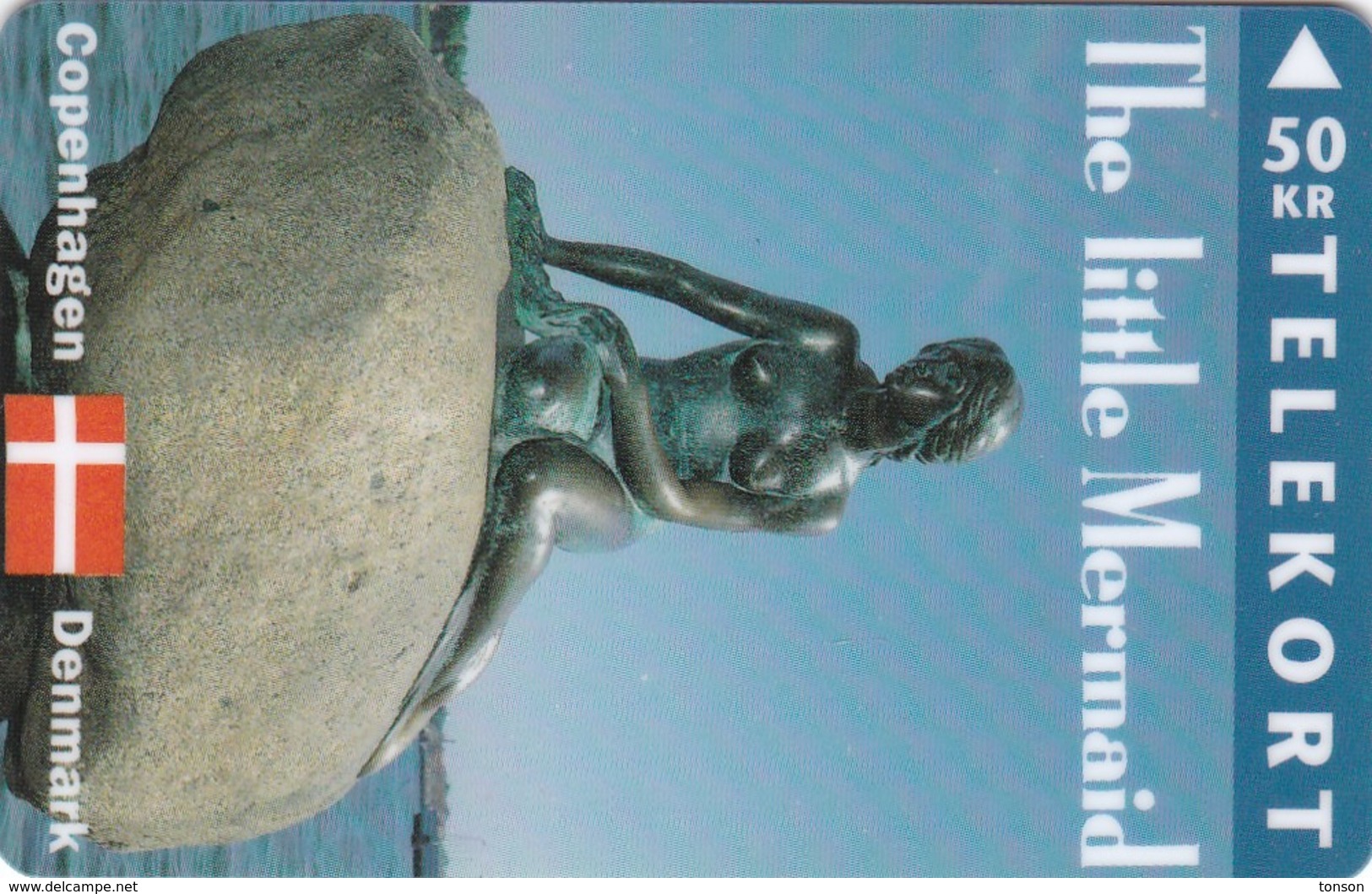 Denmark, TS 019A, The Little Mermaid, 50 Kr, Mint Only 1.000 Issued, 2 Scans. - Denmark