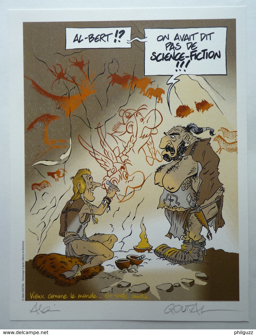 EX LIBRIS GOUTAL HOMMAGE A UDERZO - ASTERIX XL - Illustrators G - I