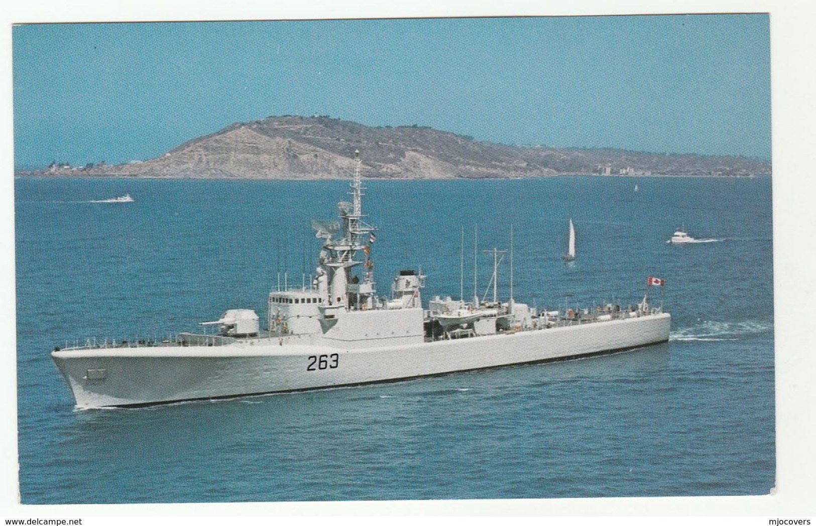 HMCS YUKON Canadian Navy Ship Postcard Canada - Warships