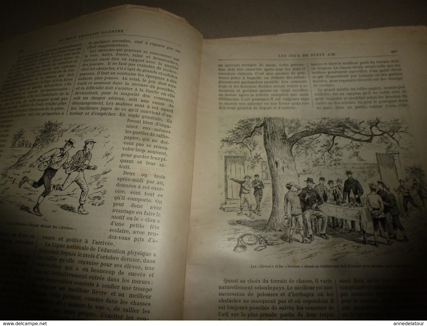 1890 Le Petit Français Illustré :Adélaïde (South-Australia); Port-Saïd; Jeu Du Rallie-Papier ;La Mine De Hardinghen;etc - 1850 - 1899