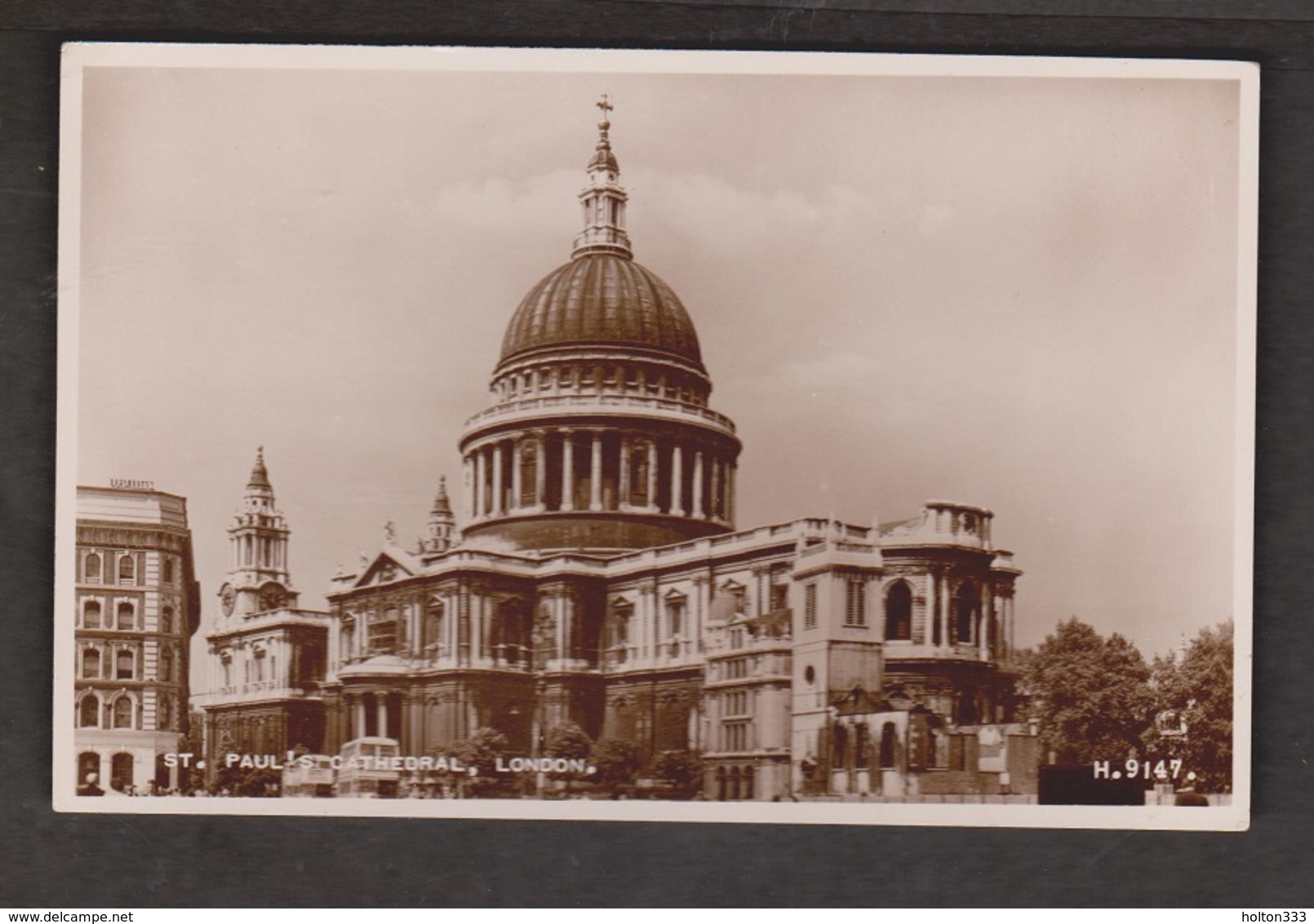 St Paul's Cathedral Real Photo, London - Unused - St. Paul's Cathedral