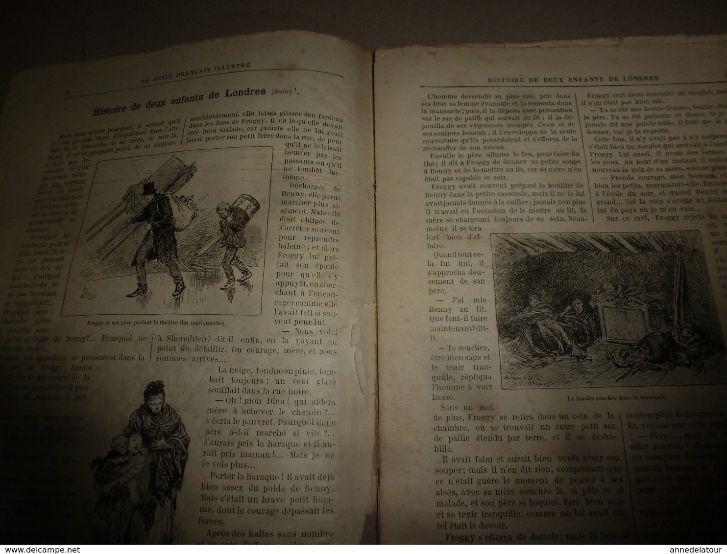 1890 Le Petit Français illustré : La chanson de JANVIER marche au tambour;BD du sapeur CAMEMBERT; L'Île Maurice; etc