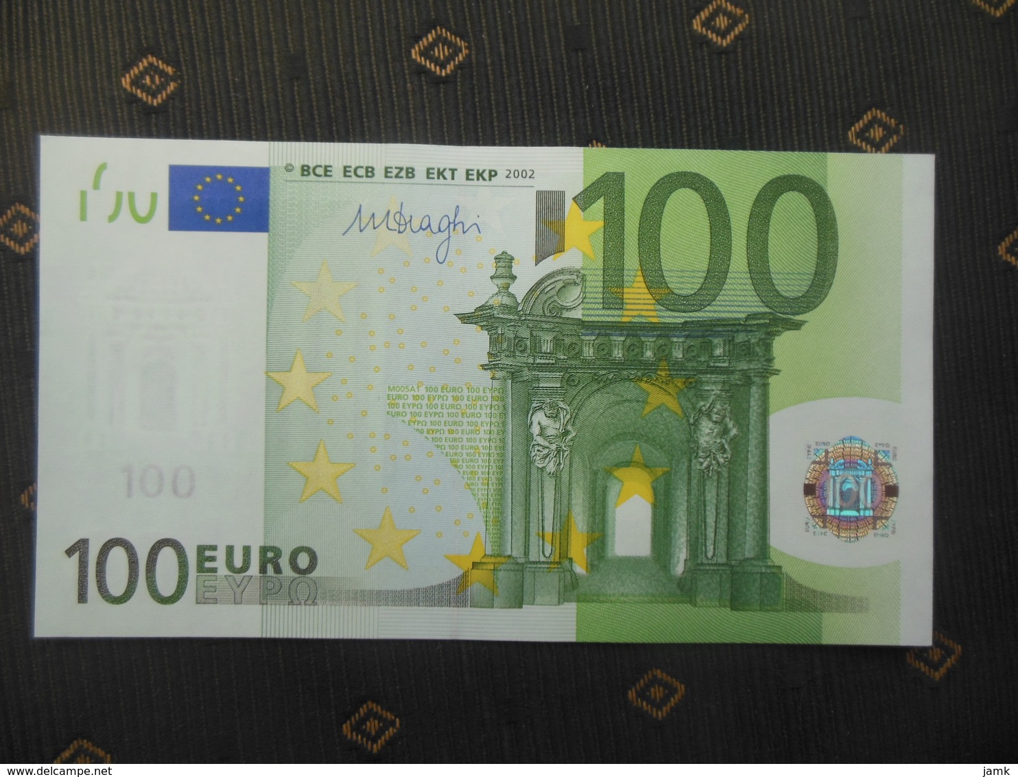 100 EURO " V " M005 A1... SPAIN- ESPANHA, DRAGHI,  FDS - UNC - 100 Euro