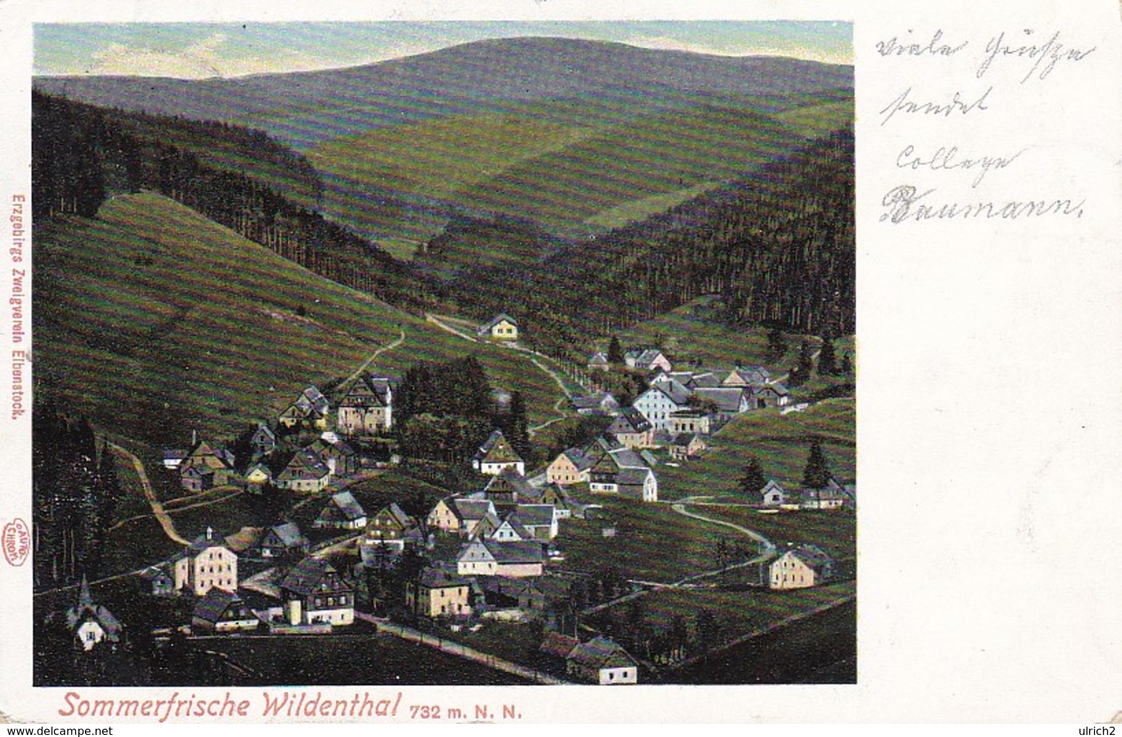 AK Sommerfrische Wildenthal - Eibenstock - 1905 (35851) - Eibenstock