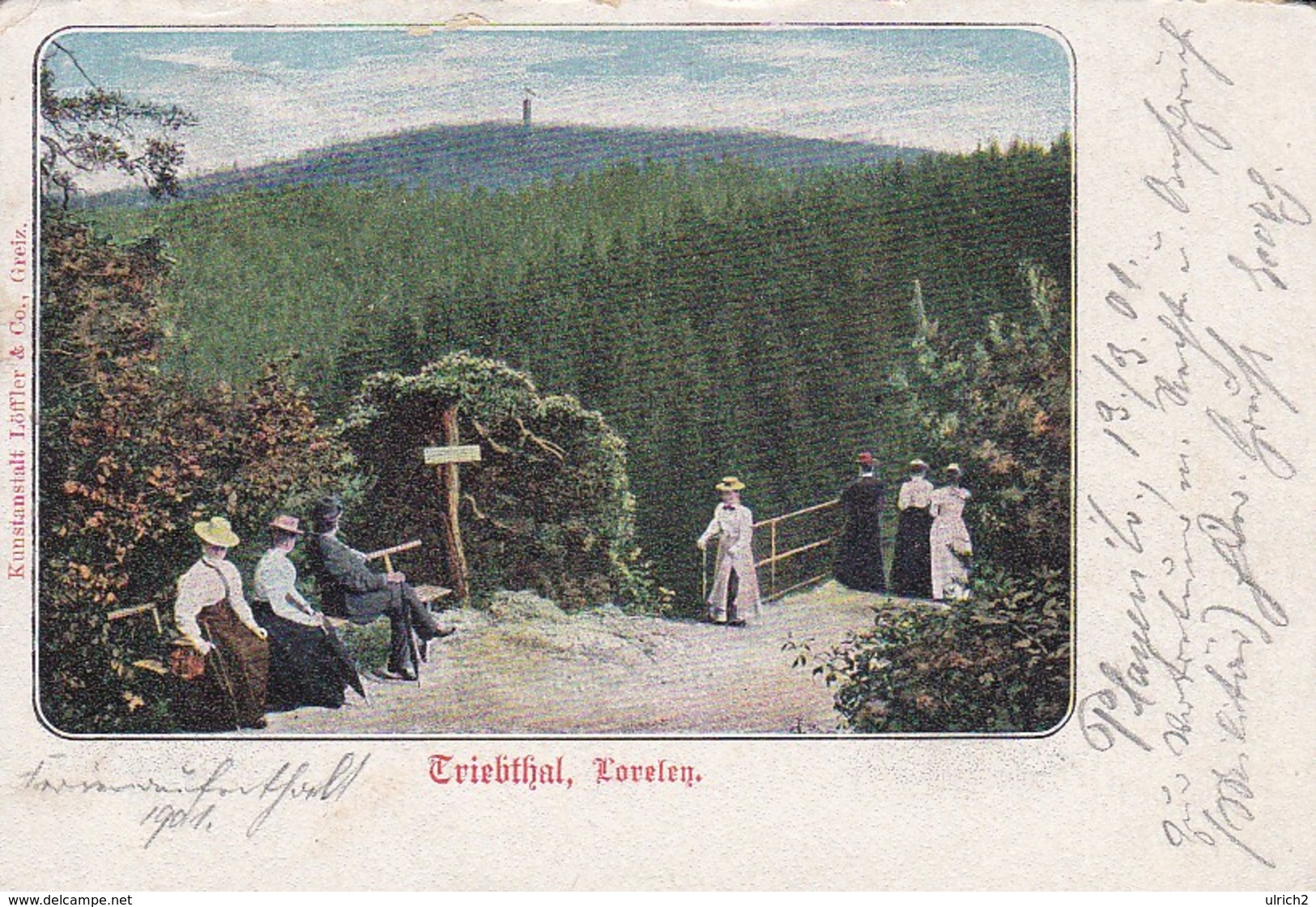 AK Triebthal Triebtal - Loreley - 1901 (35853) - Vogtland