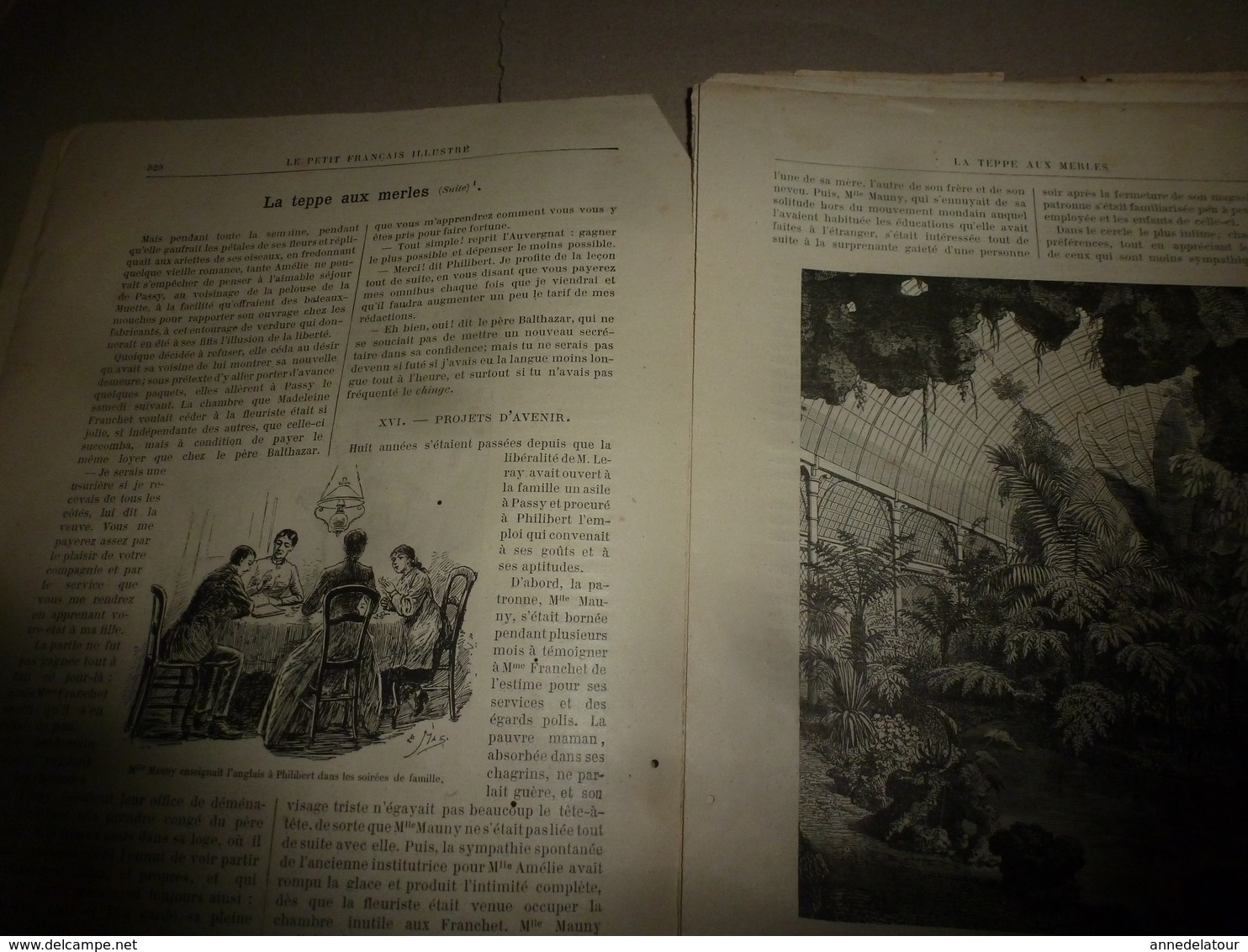 1890 Le Petit Français illustré :Centenaire-Chrisanthème;Tunnel sous la Manche;2e Régiment d'Artillerie de Montagne;etc