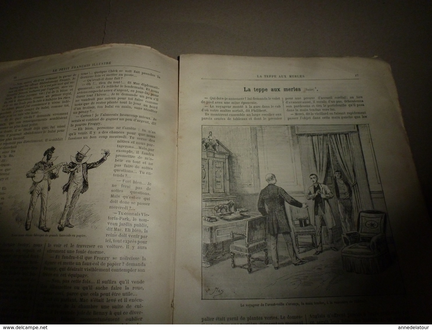 1890 Le Petit Français illustré :London;Emmanuel-Louis Cartigny dernier grognard;Peintre Henri Regnault tué à La Commune