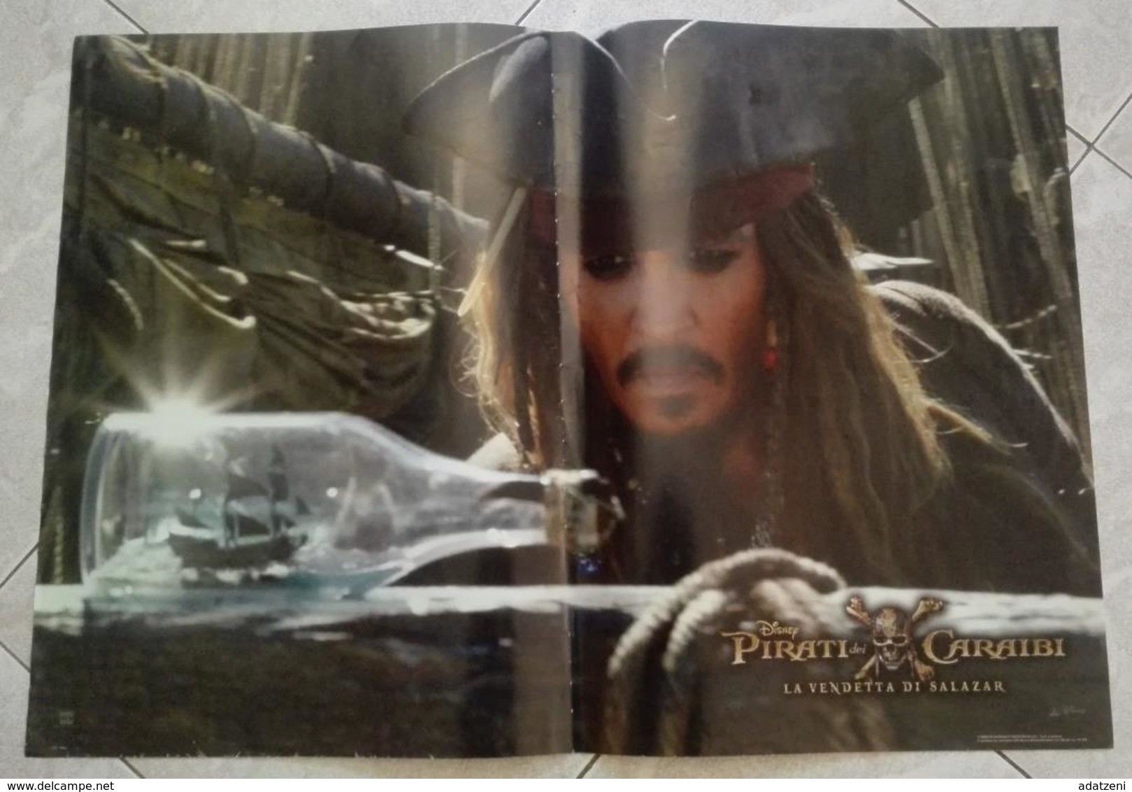 LOCANDINA FOTOBUSTA FILM PIRATA DEI CARAIBI LA VENDETTA DI SALAZAR DISNEY 2017 - Affiches